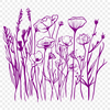 Free Unique Flower Digital Artwork DXF - Commercial Use