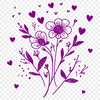 Floral Wild Flower In DXF - Free Download