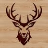 A vector art design featuring the head of a wild animal, suitable for various applications.