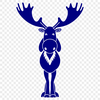 Wildlife Art SVG Design A detailed illustration of a moose in a natural setting.