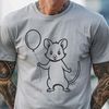 A detailed illustration of a possum, a wild animal found in various regions.