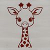 Giraffe SVG Vector Design A high-quality SVG image of a giraffe for artistic and design use.
