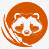 A digital illustration of a badger, a wild animal found in woodland habitats.