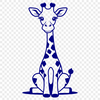 Giraffe Illustration with Spotted Coat A close-up illustration of a giraffe's distinctive spotted coat.
