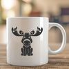 Wildlife Symbol Vector A large, antlered wild animal native to North America, depicted in a digital vector format.