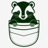 A detailed illustration of a badger, a type of wild animal known for its distinctive appearance and behavior.