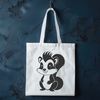 Cute Cartoon Skunk SVG Clip Art An SVG image featuring a cartoon skunk as clip art.