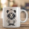Free Hoody Animal SVG Download A skunk with a hooded appearance in vector format.