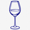 Elegant Red Wine Glass Illustration A detailed illustration of a glass filled with red wine, suitable for vector art designs.