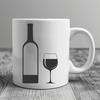 A transparent glass containing red wine with a subtle gradient effect.