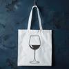 Free SVG Clip Art for Drinks An SVG design featuring a stylized representation of a wine bottle or glass.