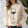 Beautiful Wine Artwork SVG Design A digital illustration of a wine glass filled with red wine on a white tablecloth.