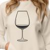 Free Vector Wine Bottle Graphic A glass containing red wine, suitable for vector art projects.