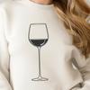 Clear Background Wine Container A glass containing red wine with a clear liquid background.