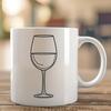 Free SVG Clip Art Illustration of a Full Glass of Wine SVG graphic illustration of a wine glass filled with red wine.