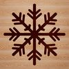 Simple SVG Snowflake Clip Art A simple line drawing of a delicate snowflake in vector format.