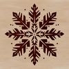 Beautiful Snowflake Design Vector Art A stylized illustration of a delicate snowflake with intricate patterns, suitable for winter-themed designs.