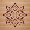 Free Vector Snowflake Clip Art A delicate snowflake design made up of intricate lines and patterns.