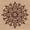 Ornate Snowflake Design for Digital Use An intricate winter-themed snowflake illustration suitable for various digital applications.