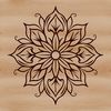 Ornate Holiday Design Element Ornate winter snowflake design created as a vector graphic.