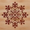 Beautiful Snowflake Illustration Vector Art Ornate winter snowflake design suitable for vector art projects