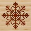 Beautiful Christmas Snow Flake Design A stylized illustration of a delicate snowflake, perfect for winter-themed designs.