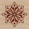 Frosty Winter Decoration An intricate vector illustration of a single snowflake, ideal for use in digital designs and printables.
