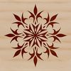 Crisp White Snowflake Illustration A crisp and precise digital illustration of a snowflake in white against a transparent background.