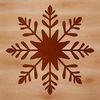 Beautiful SVG Snowflake Clip Art for Digital Projects A delicate snowflake designed as vector art, suitable for digital projects.
