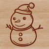 Free Snowman Illustration Vector Graphics Download A simple winter-themed snowman illustration created using vector graphics.