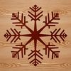 Beautiful Christmas Decorations Clip Art An intricate Christmas-themed snowflake illustration suitable for commercial and personal use.