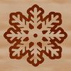 Beautiful Free Snowflake SVG Clip Art A delicate, intricately designed winter snowflake created in SVG format.