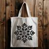 A delicate, intricate snowflake design suitable for vector art and commercial or personal use.