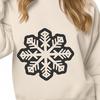 Beautiful Snowflake Digital Artwork - Free DXF Download