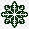 Unique Snowflake Artwork PNG - Free Download