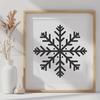 Artistic Snowflake Vector Craft File