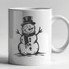 Snowman In PDF Format - Free Commercial Use License