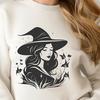 Stunning Witch In SVG & PNG