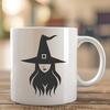 Artistic Witch Clip Art - Free SVG