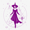 Creative Witch In DXF - For Free Download, Commercial Use