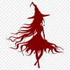 Witch Digital Drawing In SVG, PNG, PDF And DXF Formats