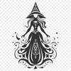 Stunning Witch In SVG Format - Free Download