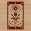 Magical Altar Symbols SVG Illustration of a witch's altar with magical symbols and tarot cards.