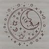 Vector illustration of witchcraft elements and symbols in a gothic style