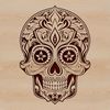 SVG Witchcraft Art Featuring Ornate Details A gothic illustration featuring a witch surrounded by mystical symbols and ornate details.