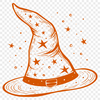 Free Creative Witch Hat - Free DXF Download, Commercial Use