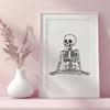 Creative Skeleton In SVG & DXF