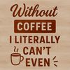 Coffee Quotes Illustration A collection of humorous quotes about coffee and life, illustrated with a minimalist design.