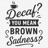 Sarcastic Coffee Quotes in Bold Design A collection of humorous quotes about coffee, presented in a bold and playful design.
