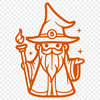 Free Unique Wizard Printable Image